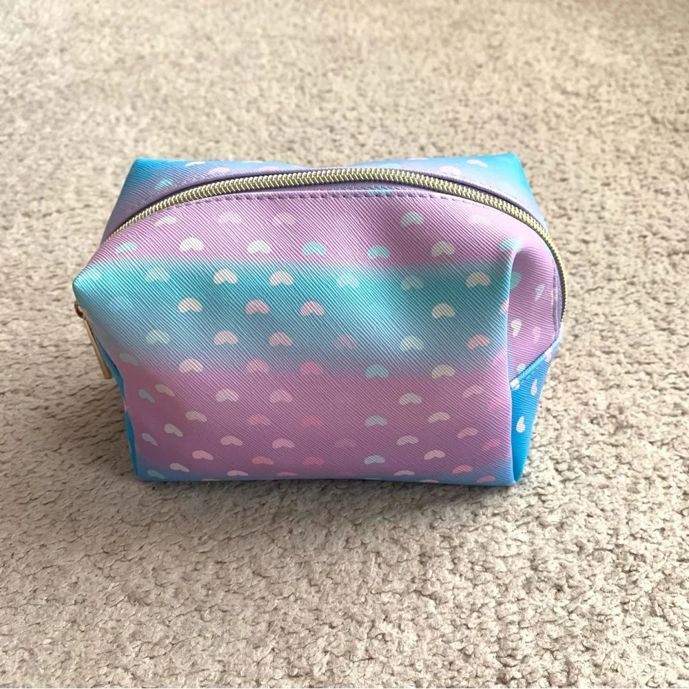 Beautiful Colorful Cosmetic Makeup Bag Case Pouch with Hearts